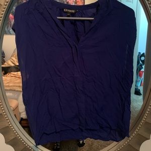Dark Blue Express Blouse